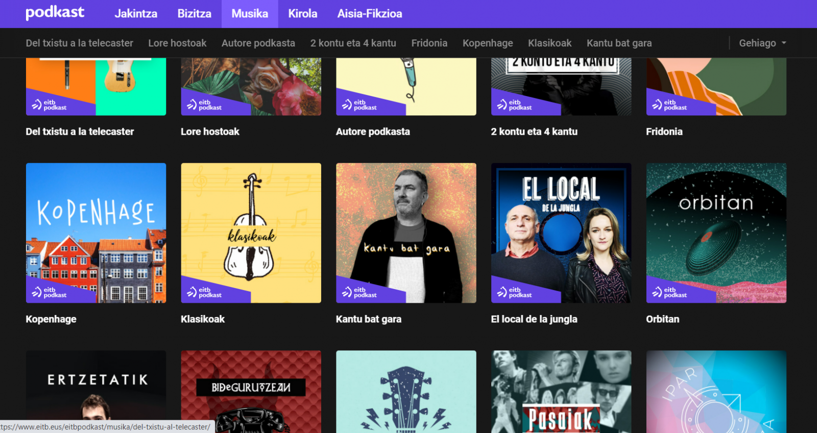 euskara praktikatzeko podcastak