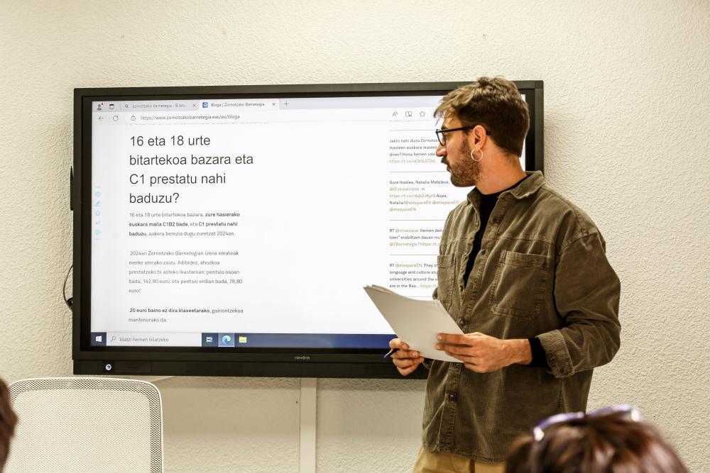 Zein euskara ikastaro aukeratu behar dut nire helburuaren arabera